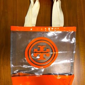 Tory Burch clear tote